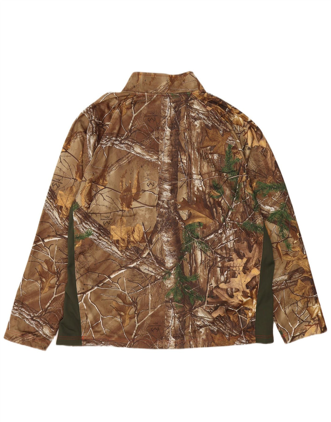 Maglia da ginnastica UNDER ARMOUR da uomo Cold Gear Pullover 2XL Marrone Colourblock