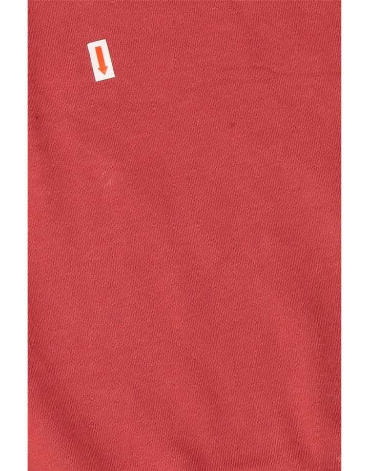 NIKE Felpa da donna oversize con collo con zip e grafica, maglione UK 10 piccolo rosa