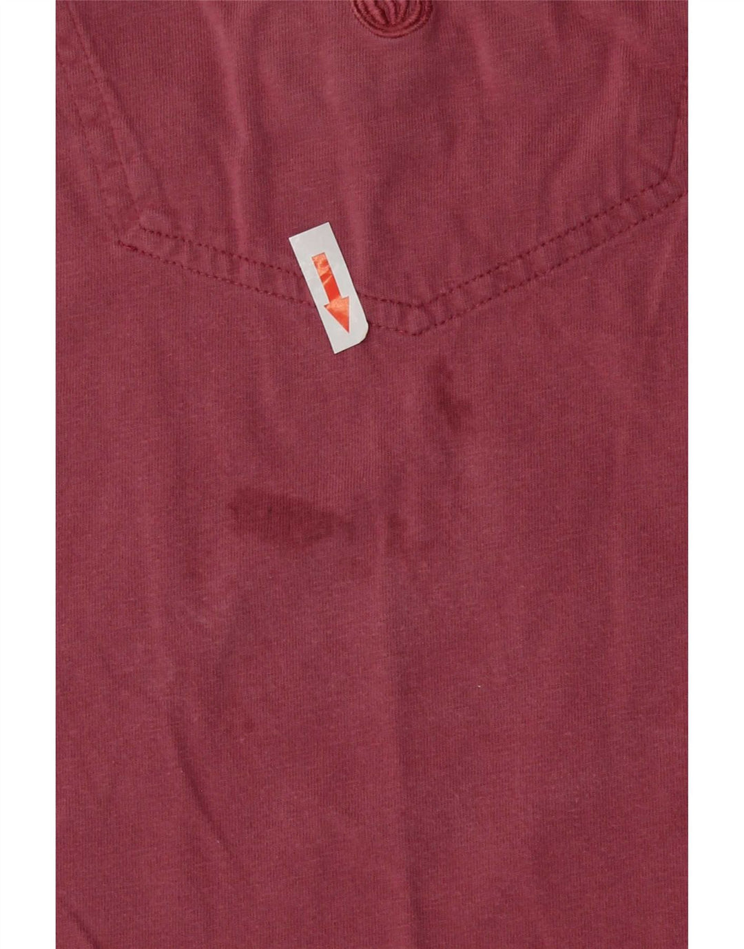 T-shirt grafica da uomo Fat Face Top grande in cotone rosso