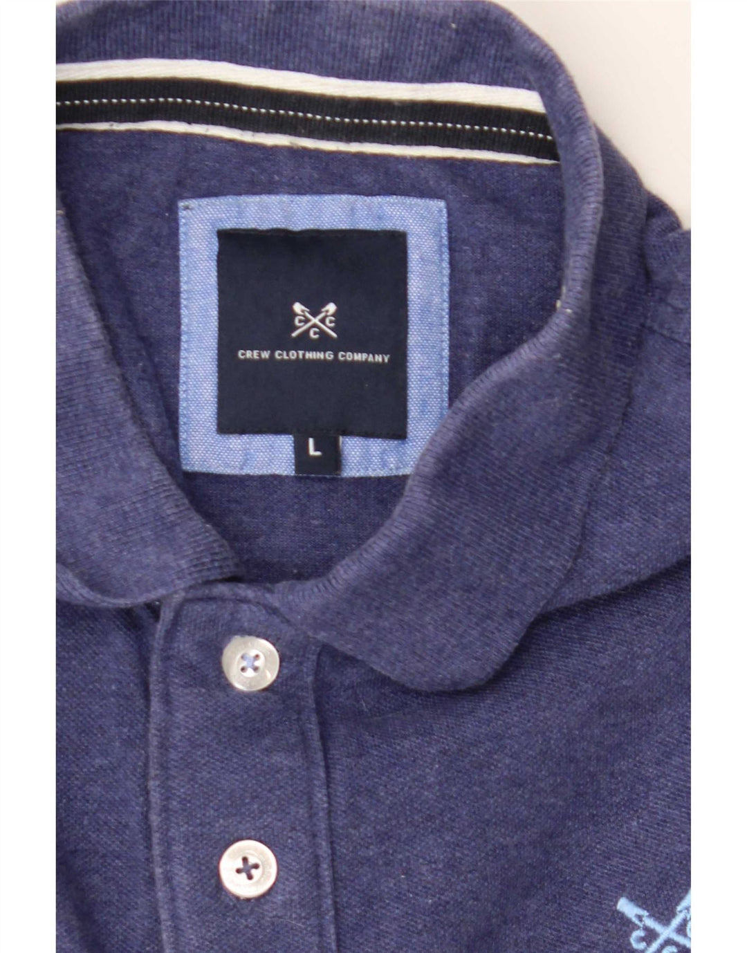 Crew Clothing Polo da uomo grande blu