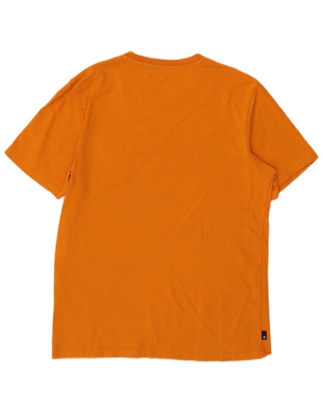 T-shirt grafica da uomo con vestibilità regolare Timberland, cotone arancione medio