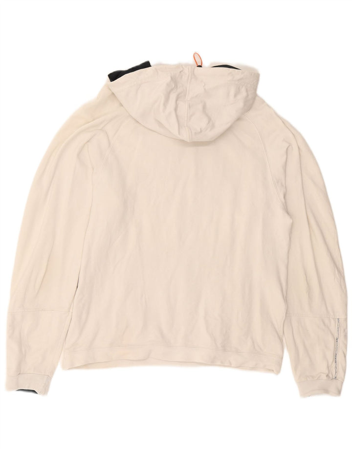 Maglione con cappuccio grafico da uomo CHAMPION medio bianco sporco