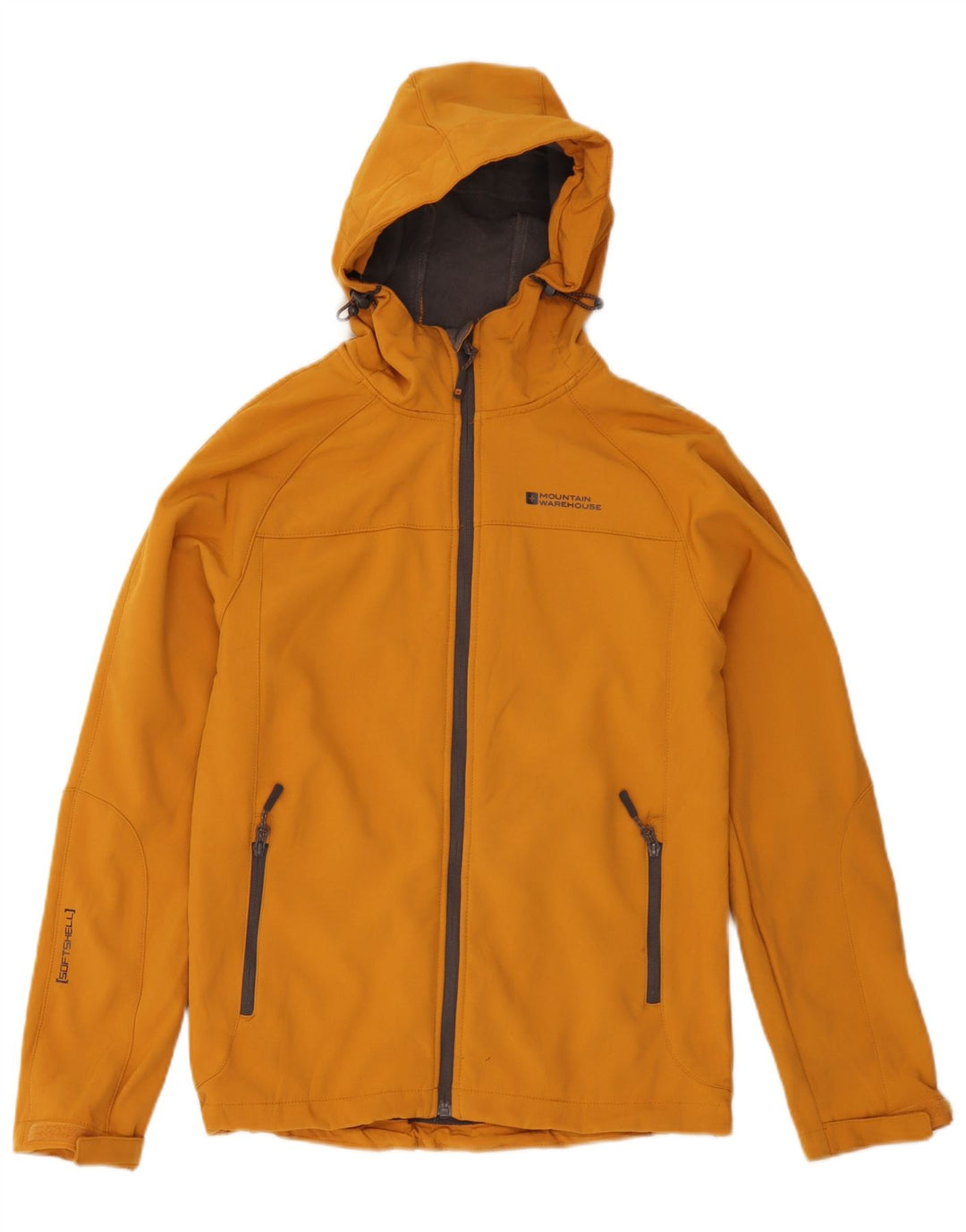 Giacca a vento con cappuccio da uomo Mountain Warehouse UK 34 XS Poliestere giallo