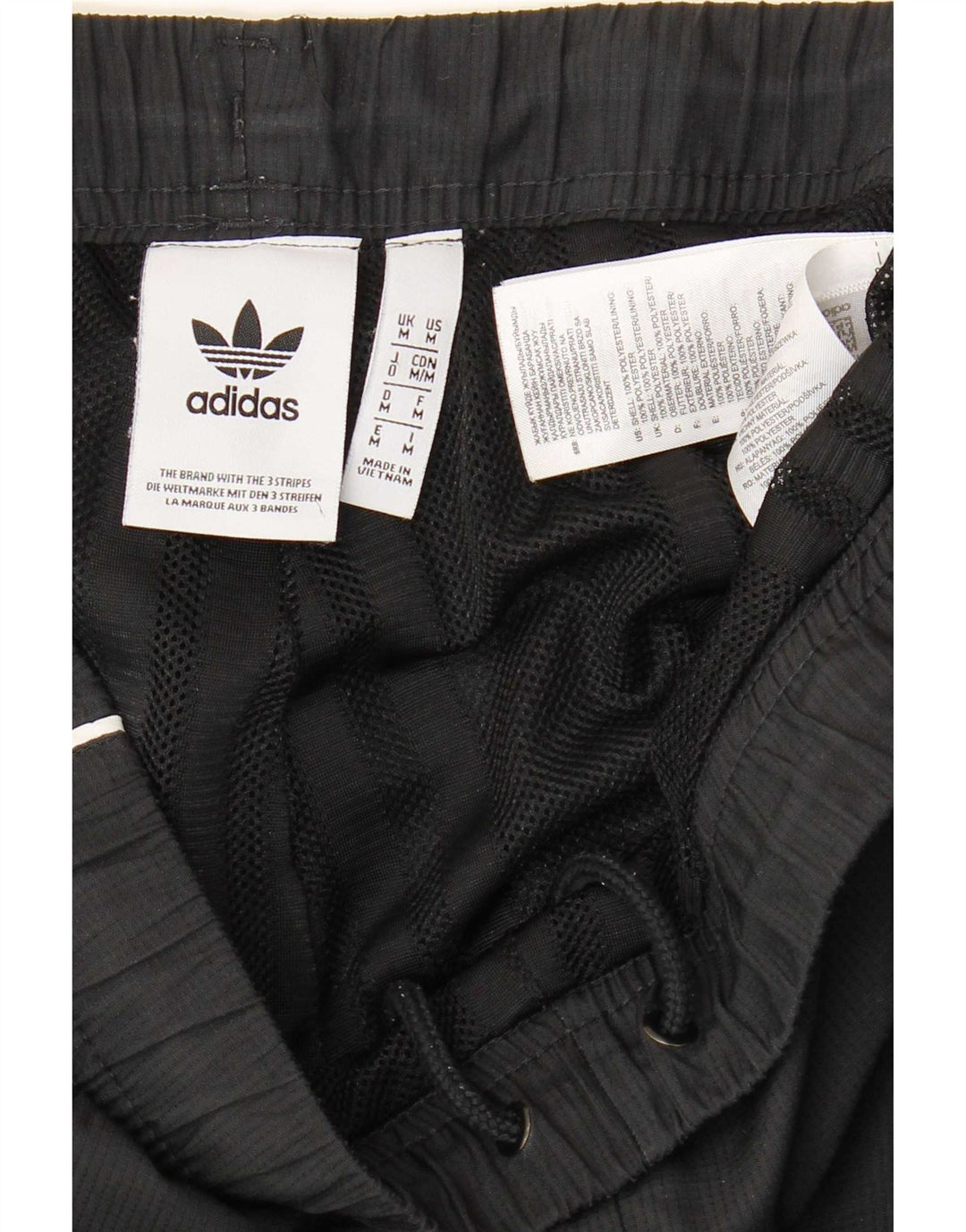 Pantaloni da tuta da uomo Adidas Joggers Medium Black Colourblock poliestere