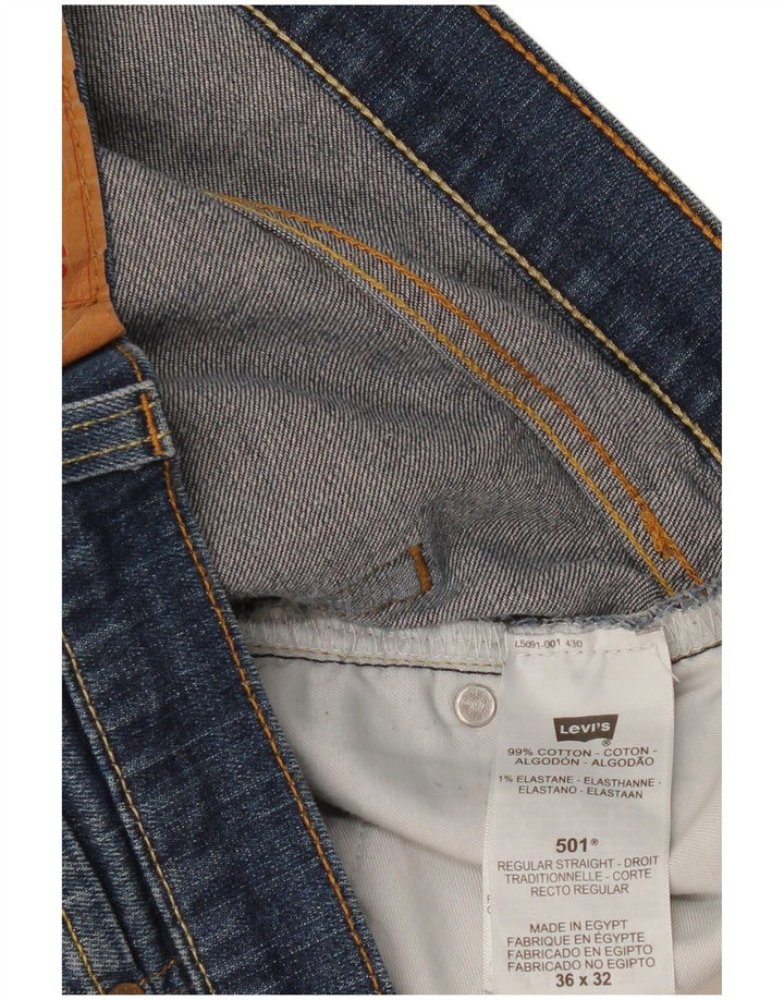 Levi's Uomo 501 Jeans dritti W36 L32 Cotone Blu