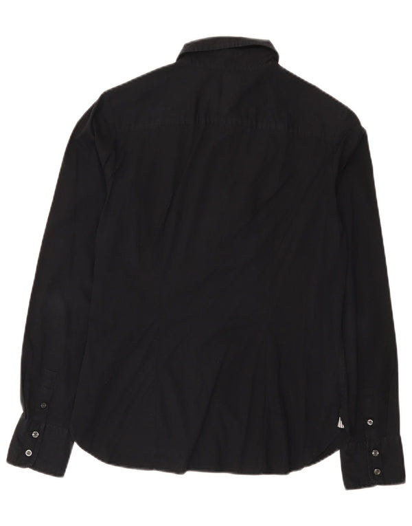 Camicia da donna Tommy Hilfiger US 6 cotone medio nero