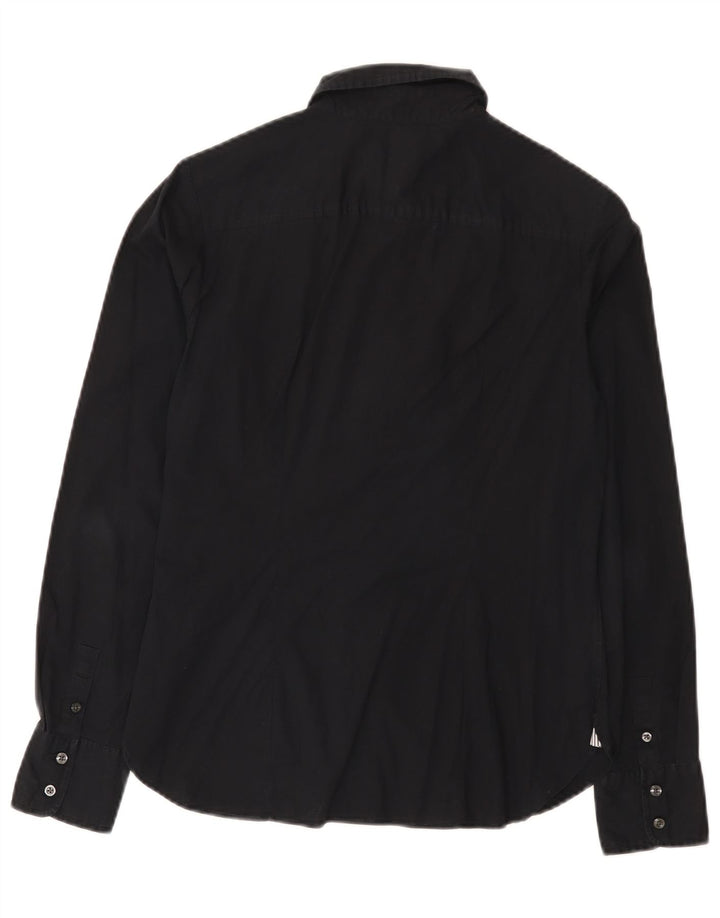 Camicia da donna Tommy Hilfiger US 6 cotone medio nero