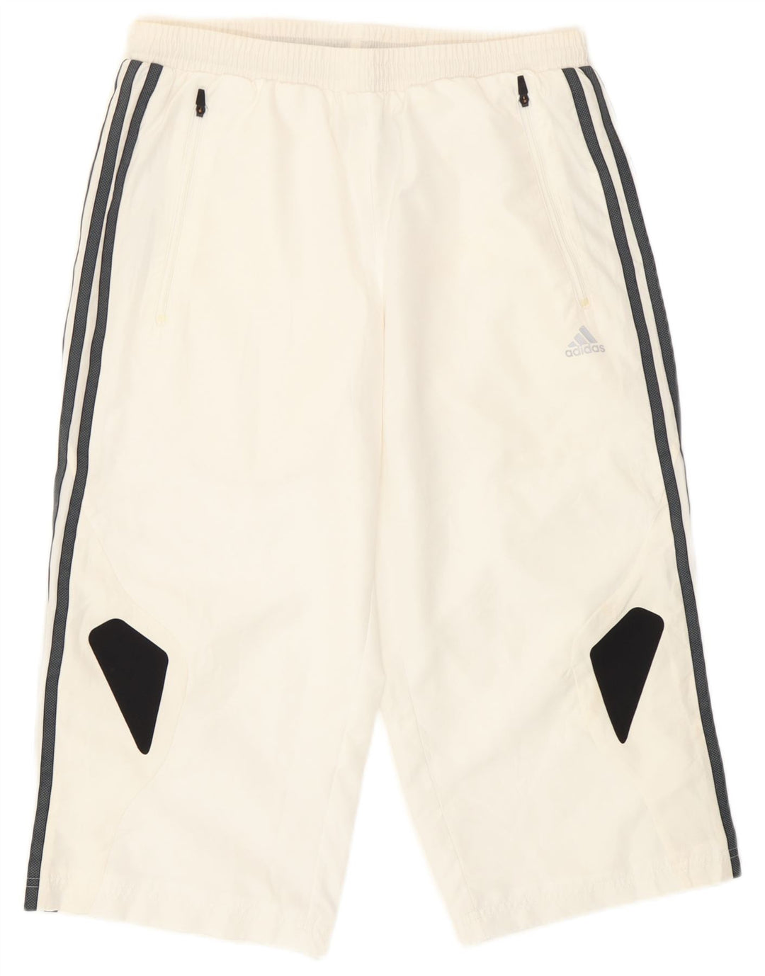 Pantaloncini sportivi Adidas Climacool Bermuda da uomo piccoli sportivi in poliestere bianco