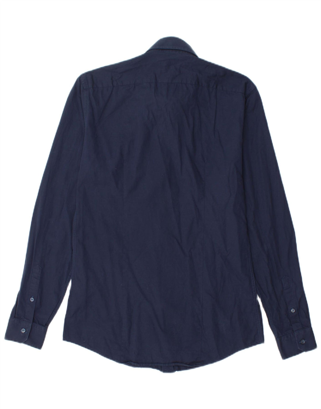 Camicia REISS da uomo slim fit piccola in cotone blu navy