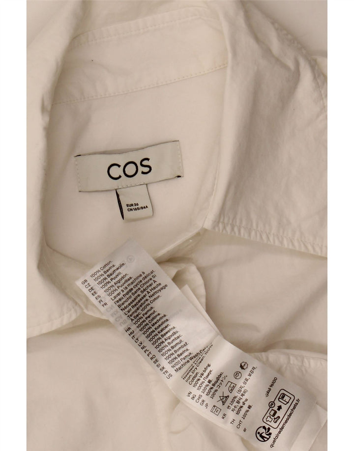 Camicia oversize da donna Cos EU 36 piccola in cotone bianco
