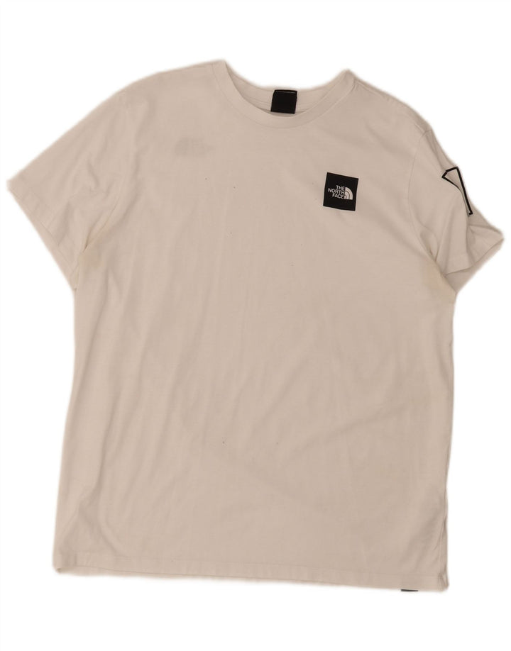 T-shirt grafica da uomo The North Face Top grande in cotone bianco