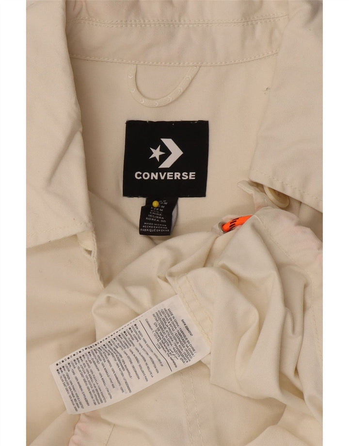 Giacca bomber da donna Converse UK 14 cotone bianco sporco medio