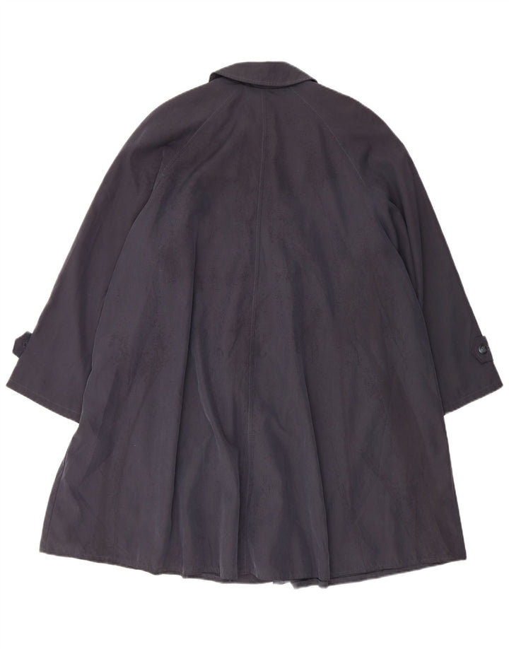Trench oversize da donna Marks & Spencer UK 10 piccolo modal blu navy