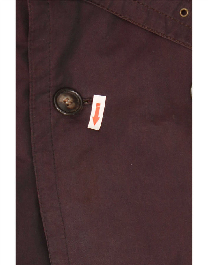 Trench da uomo vintage UK 40 grande viola