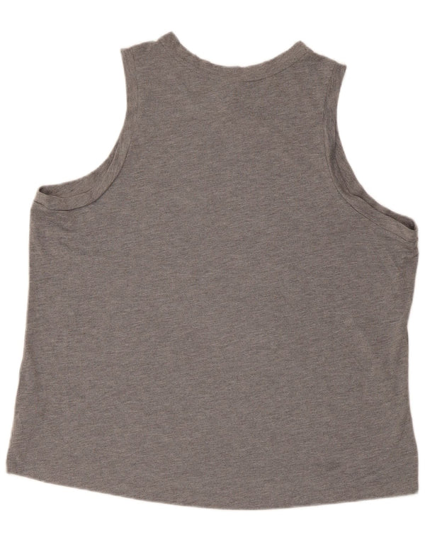 Canotta grafica Nike da donna con vestibilità regolare UK 18 XL poliestere grigio