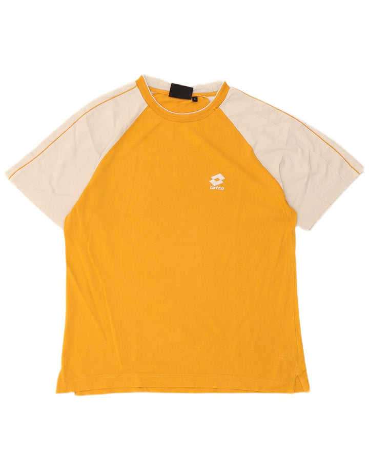 T-shirt da uomo Lotto Top giallo medio color block
