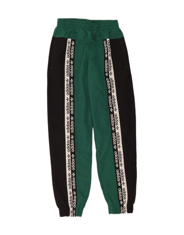 Pantaloni da tuta con grafica Adidas da uomo Joggers XS Green Colourblock