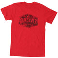 T-shirt grafica da uomo con vestibilità regolare Quiksilver, piccola, in cotone rosso
