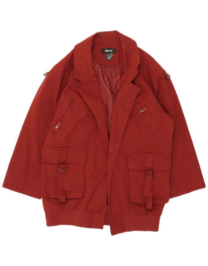 Soprabito oversize aperto da donna Dkny UK 10 piccolo rosso