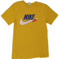 T-shirt grafica da uomo Nike Top Small in cotone giallo