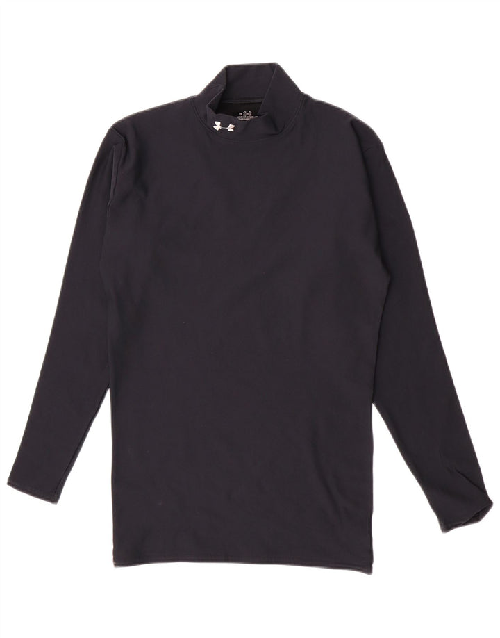 Maglia a maniche lunghe da donna Under Armour UK 14 Large in nylon blu navy