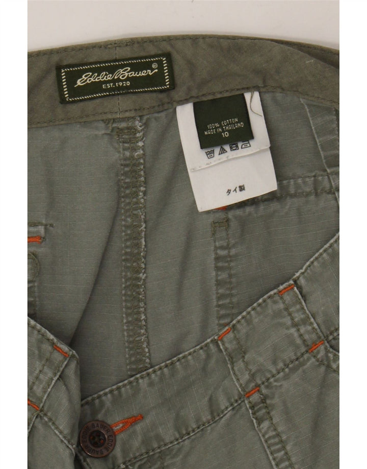 EDDIE BAUER Womens Cargo Shorts US 10 Large W32  Khaki Cotton Vintage Eddie Bauer and Second-Hand Eddie Bauer from Messina Hembry 