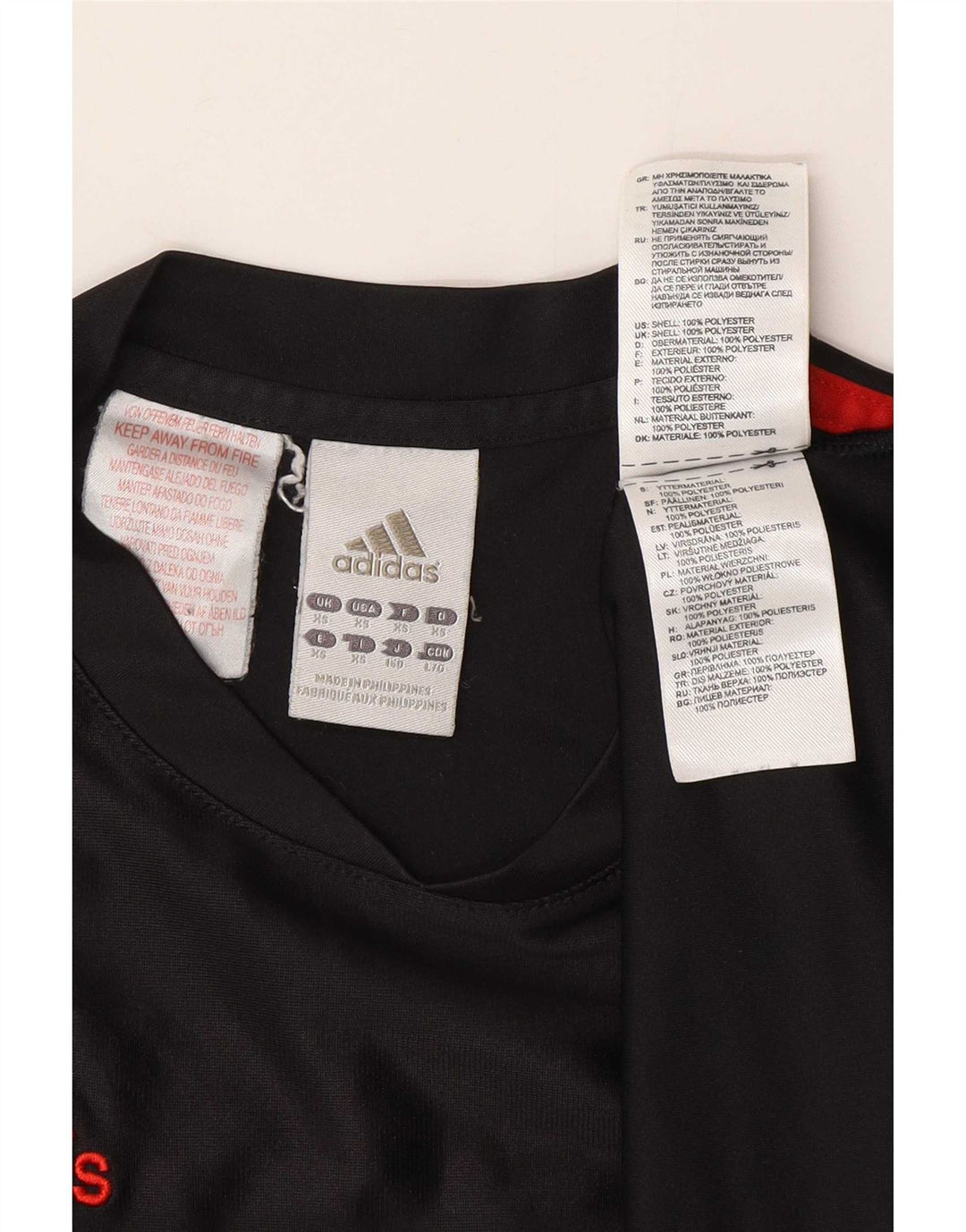 T-shirt da uomo Adidas Top XS nera in poliestere