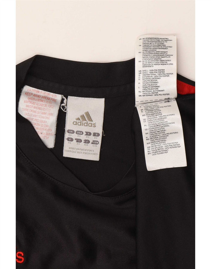 T-shirt da uomo Adidas Top XS nera in poliestere