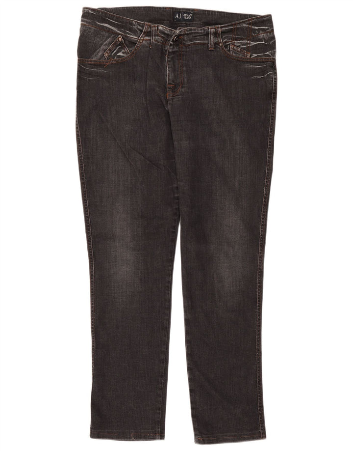 Jeans skinny da uomo Armani W33 L30 cotone grigio