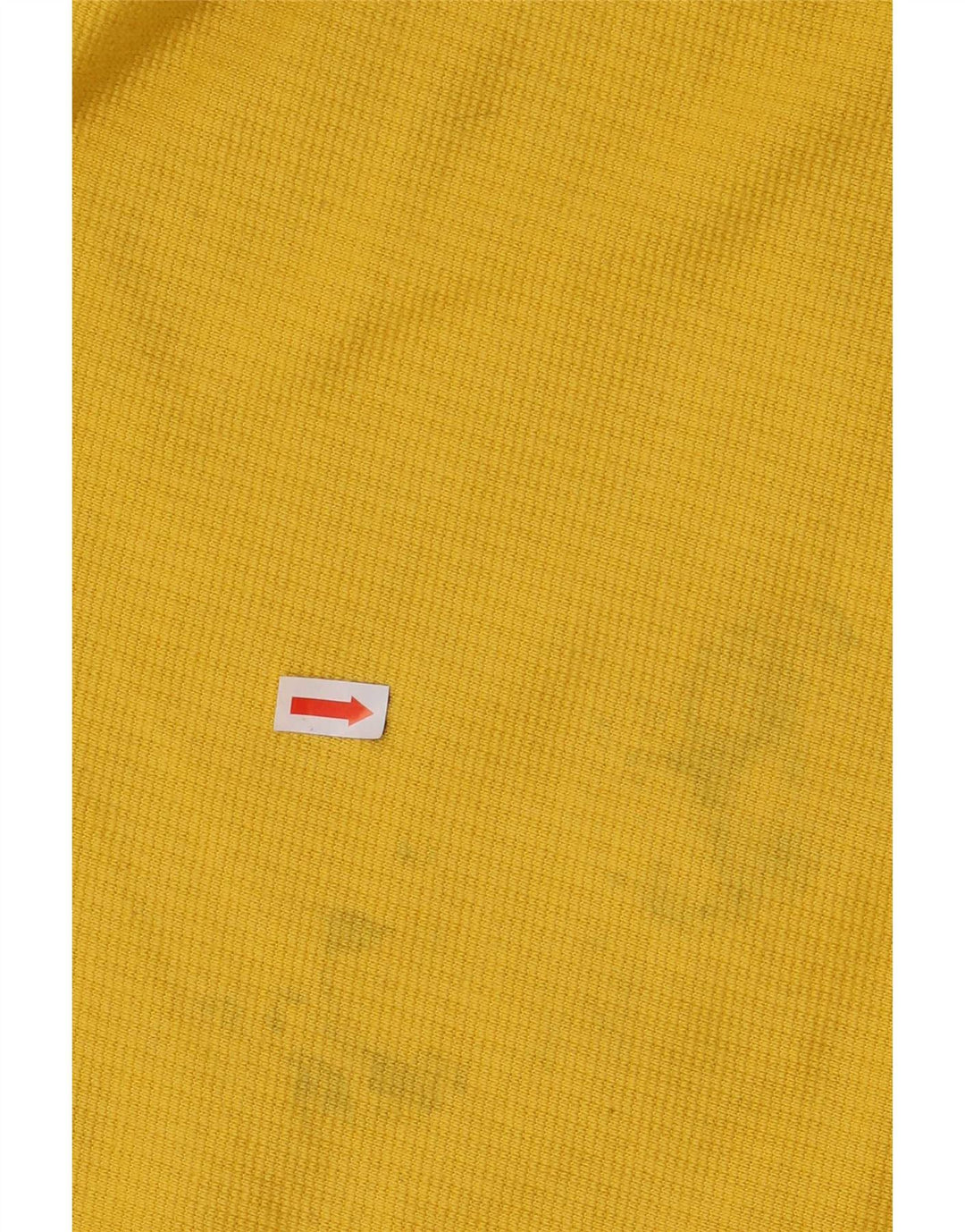Felpa Champion da uomo con collo con zip, maglione grande, cotone giallo