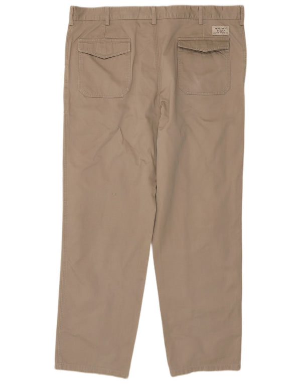 Pantaloni casual dritti da uomo Avirex W42 L34 cotone beige