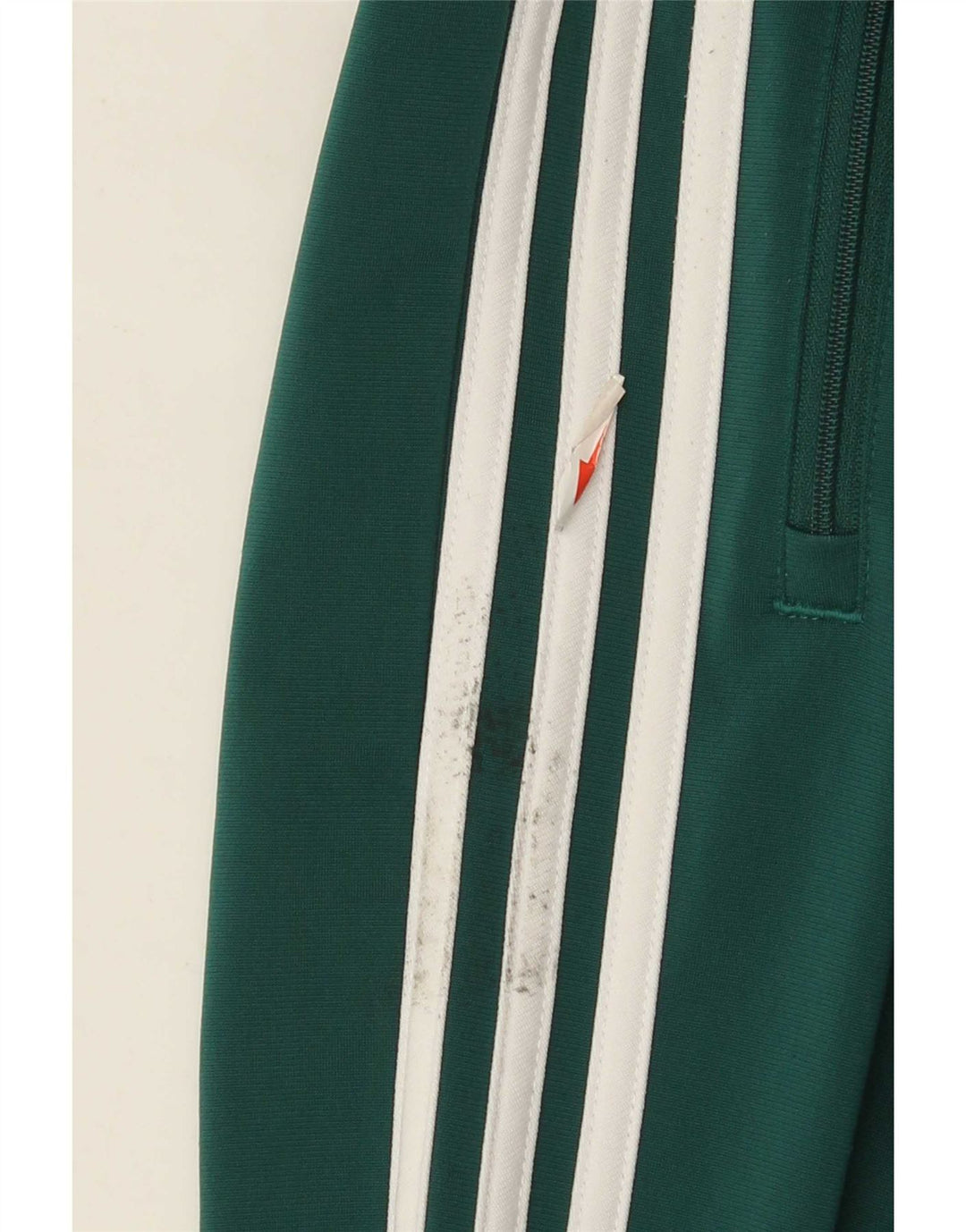 Pantaloni da tuta da uomo Adidas in poliestere verde medio