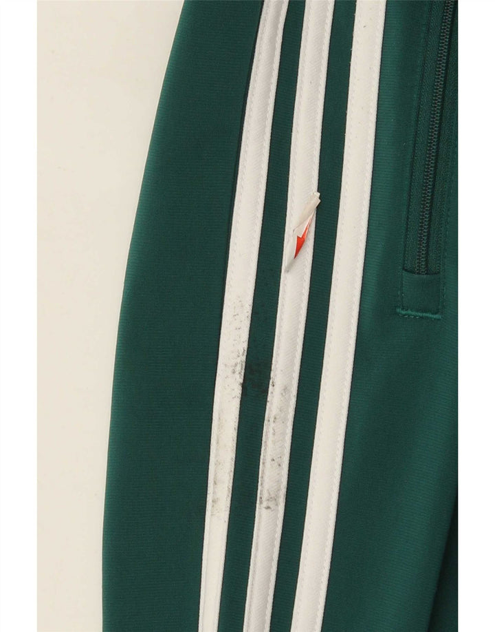Pantaloni da tuta da uomo Adidas in poliestere verde medio