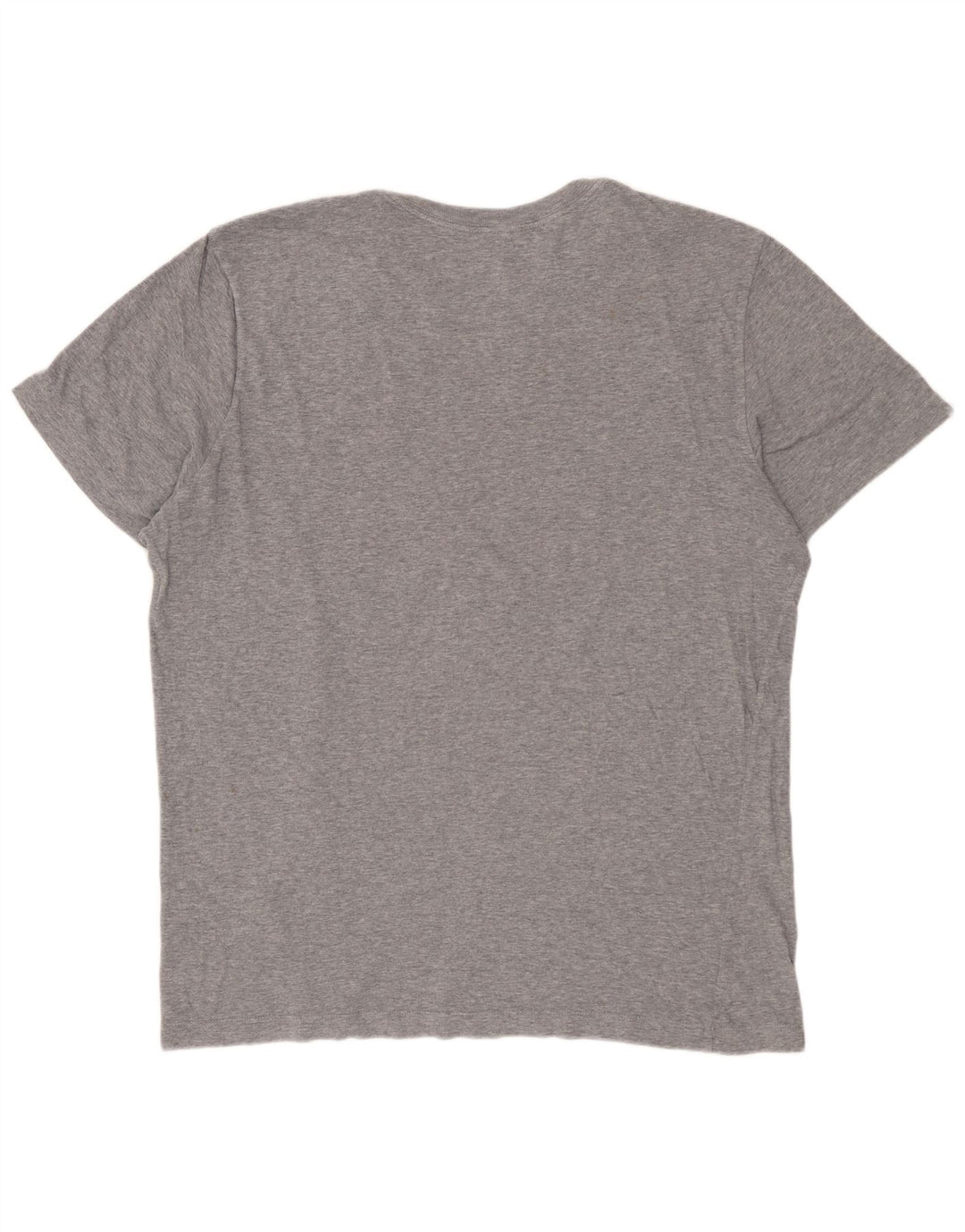 T-shirt grafica da uomo NIKE Top grande in cotone grigio