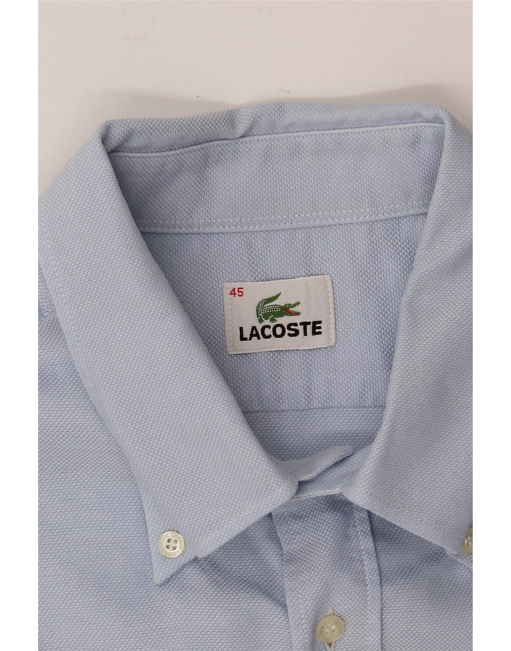 LACOSTE Mens Shirt Size 45 XL Blue Cotton Vintage Lacoste and Second-Hand Lacoste from Messina Hembry 