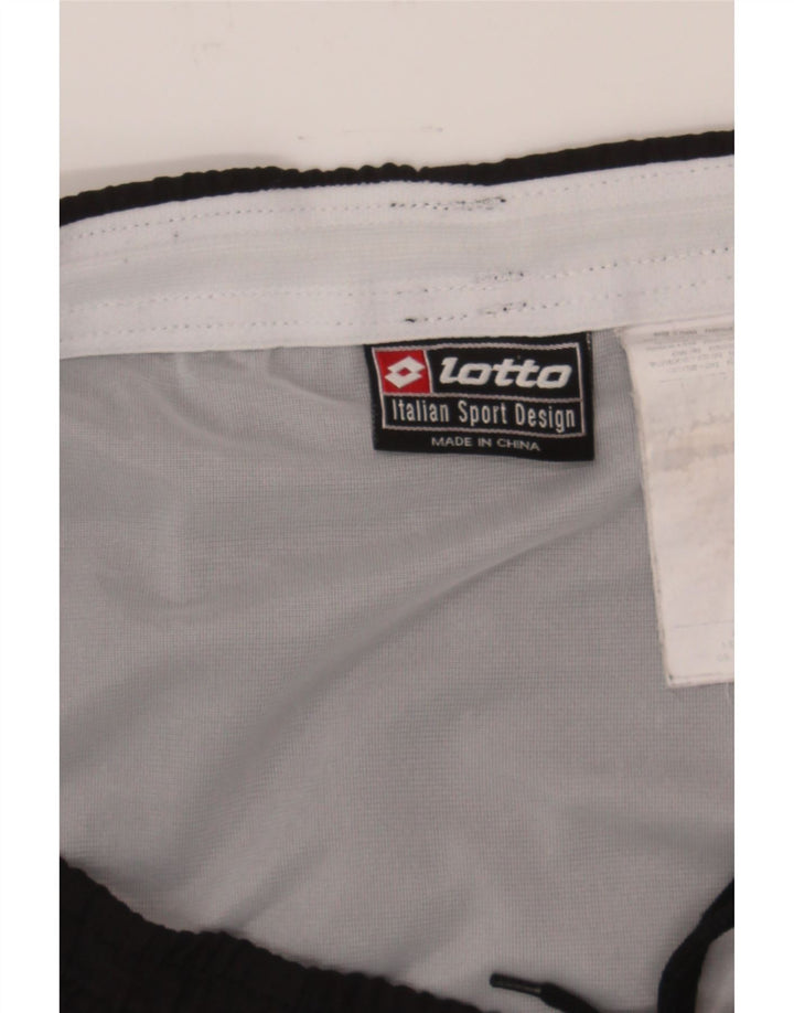 LOTTO Mens Sport Shorts XL  Black Polyester Vintage Lotto and Second-Hand Lotto from Messina Hembry 