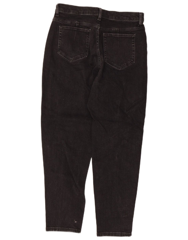 Jeans affusolati mamma Marks & Spencer da donna UK 12 medio W30 L27 neri