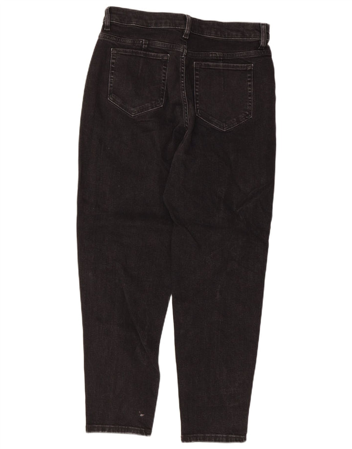 Jeans affusolati mamma Marks & Spencer da donna UK 12 medio W30 L27 neri