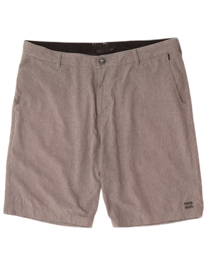 Pantaloncini chino da uomo Billabong W36 grandi poliestere grigio