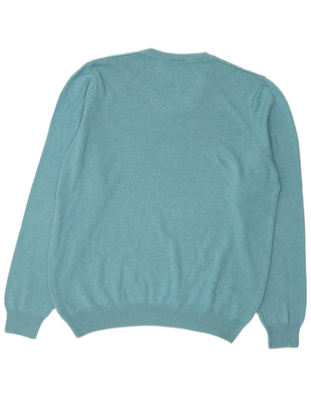 Maglione da uomo Marks & Spencer vestibilità regolare con scollo a V grande turchese