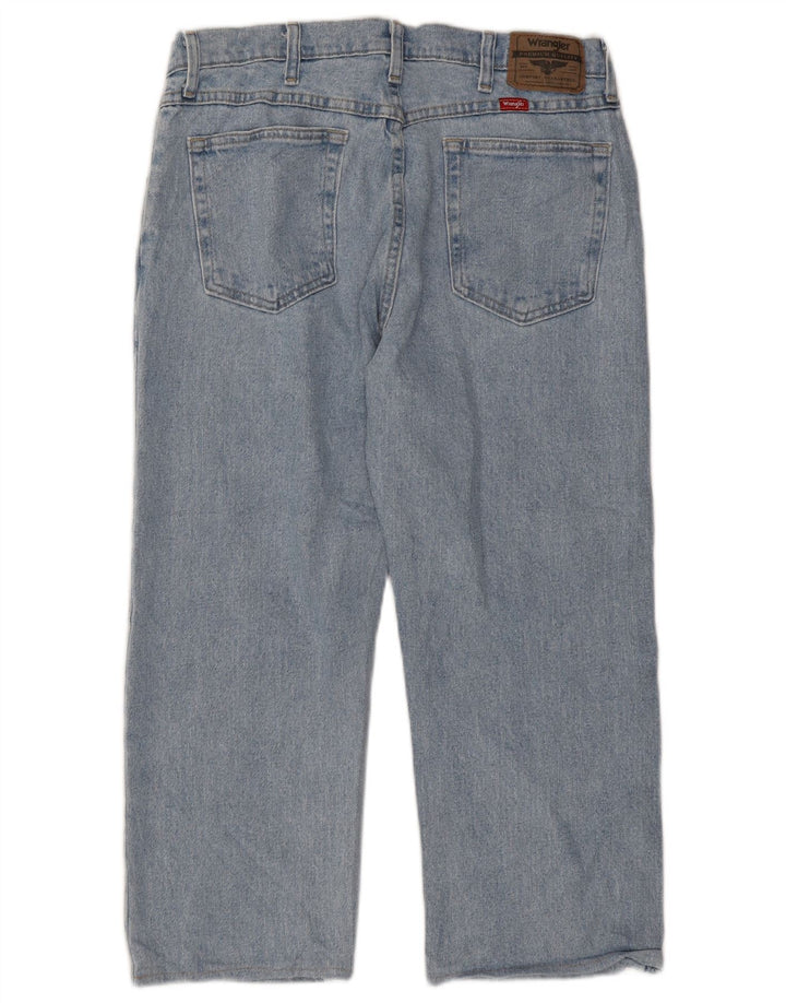 Jeans corti da uomo Wrangler W34 L23 cotone blu
