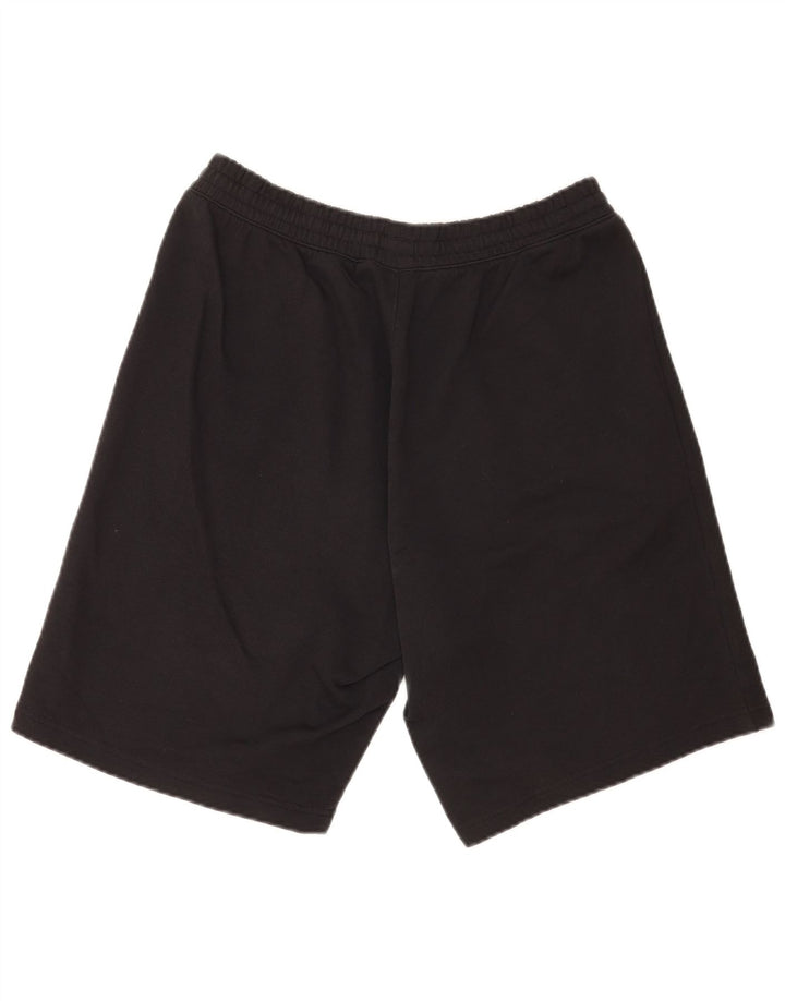 Pantaloncini sportivi da uomo Adidas grandi in cotone nero