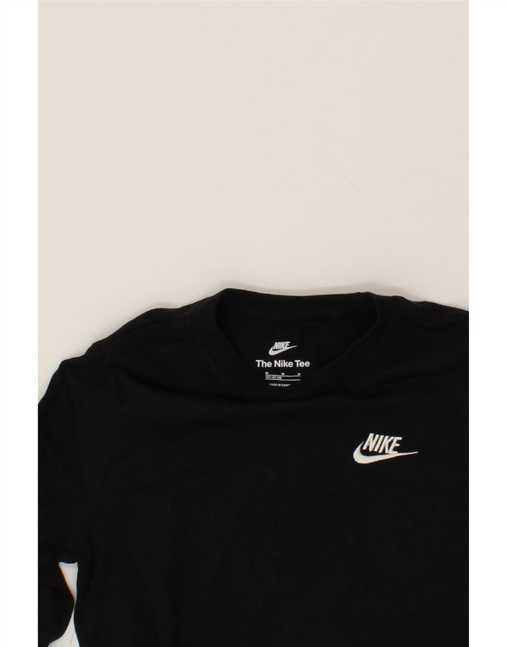 NIKE Boys Top Long Sleeve 10-11 Years Medium Black Cotton Vintage Nike and Second-Hand Nike from Messina Hembry 