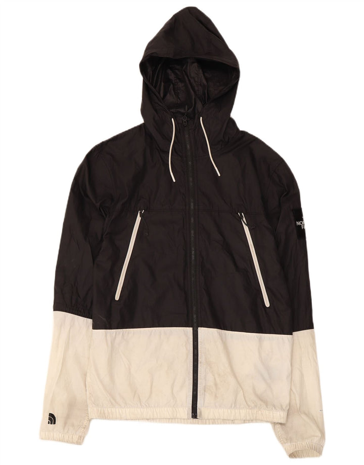 Giacca antipioggia da uomo con cappuccio The North Face UK 36 Small Black Colourblock