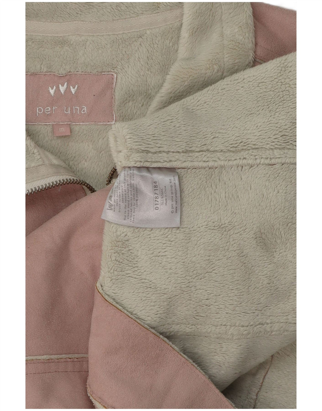 Gilet Marks & Spencer da donna Per Una Sherpa UK 14 poliestere rosa medio