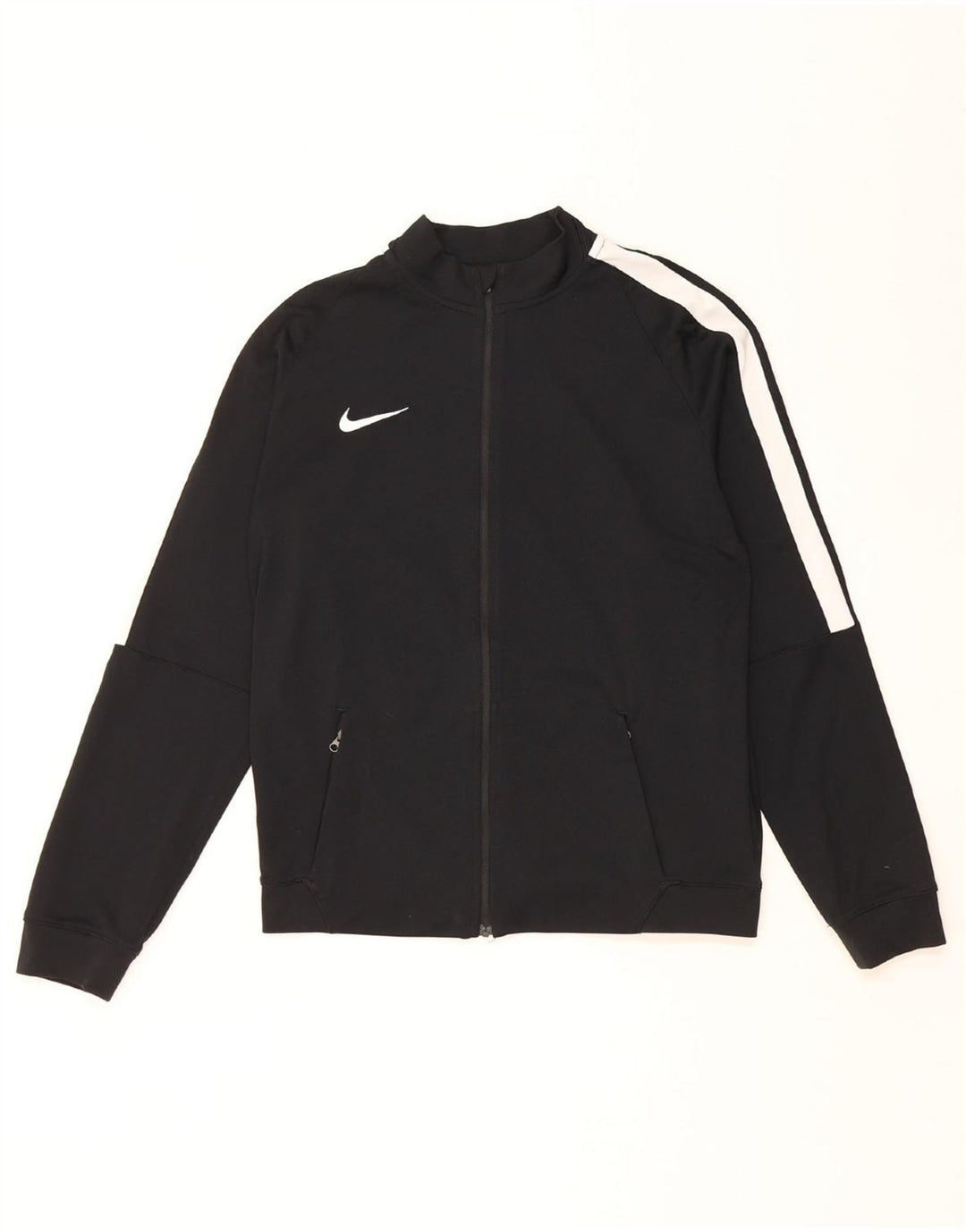 Giacca da tuta NIKE da ragazzo Dri Fit 13-14 anni XL Black Colourblock