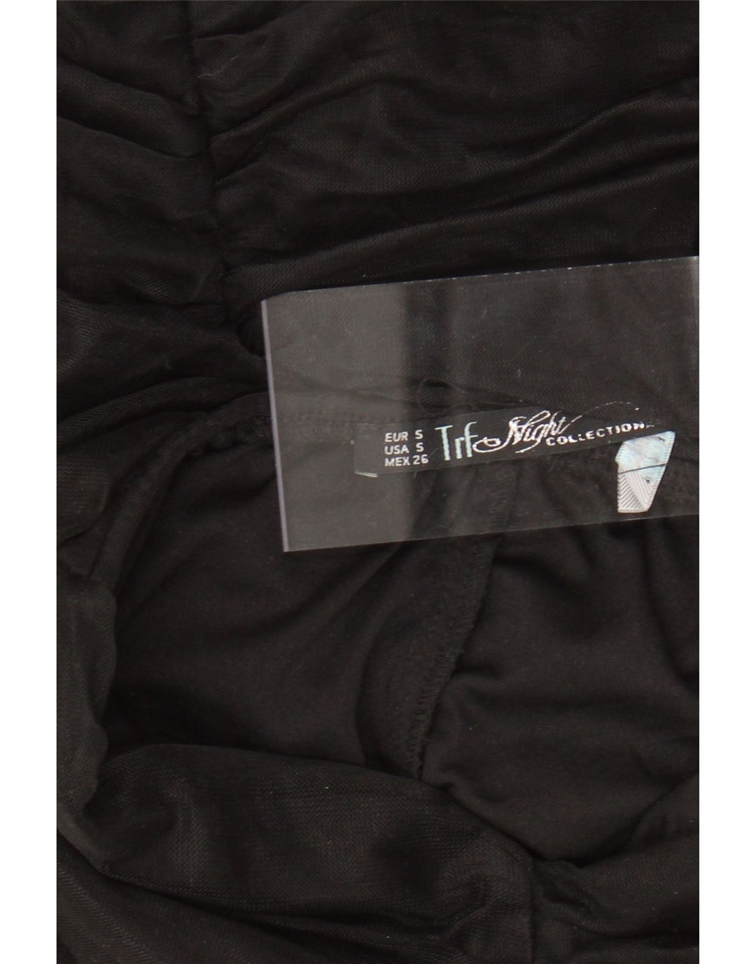 Abito aderente senza spalline da donna ZARA UK 8 piccolo nero