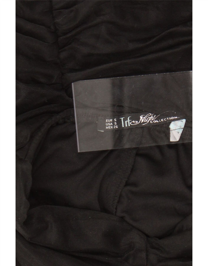 Abito aderente senza spalline da donna ZARA UK 8 piccolo nero