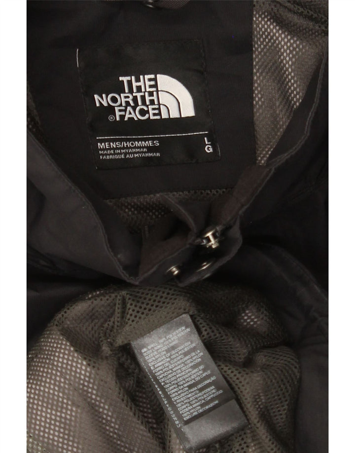 THE NORTH FACE Giacca antipioggia da uomo con cappuccio UK 40 Large Nero Poliestere