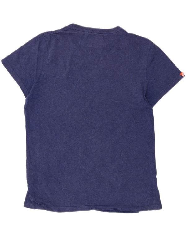 T-shirt da uomo Superdry Top XL in cotone blu navy